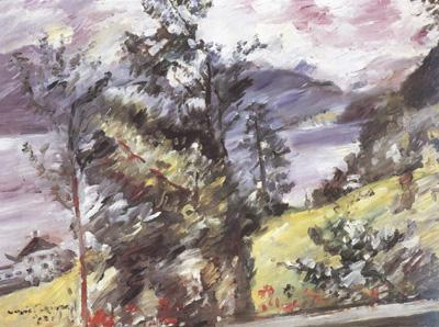 Lovis Corinth Walchensee,View of the Wetterstein (nn02) Spain oil painting art